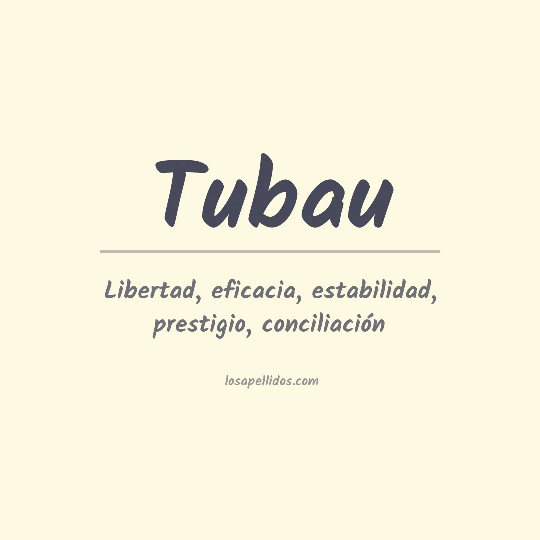 Apellido Tubau