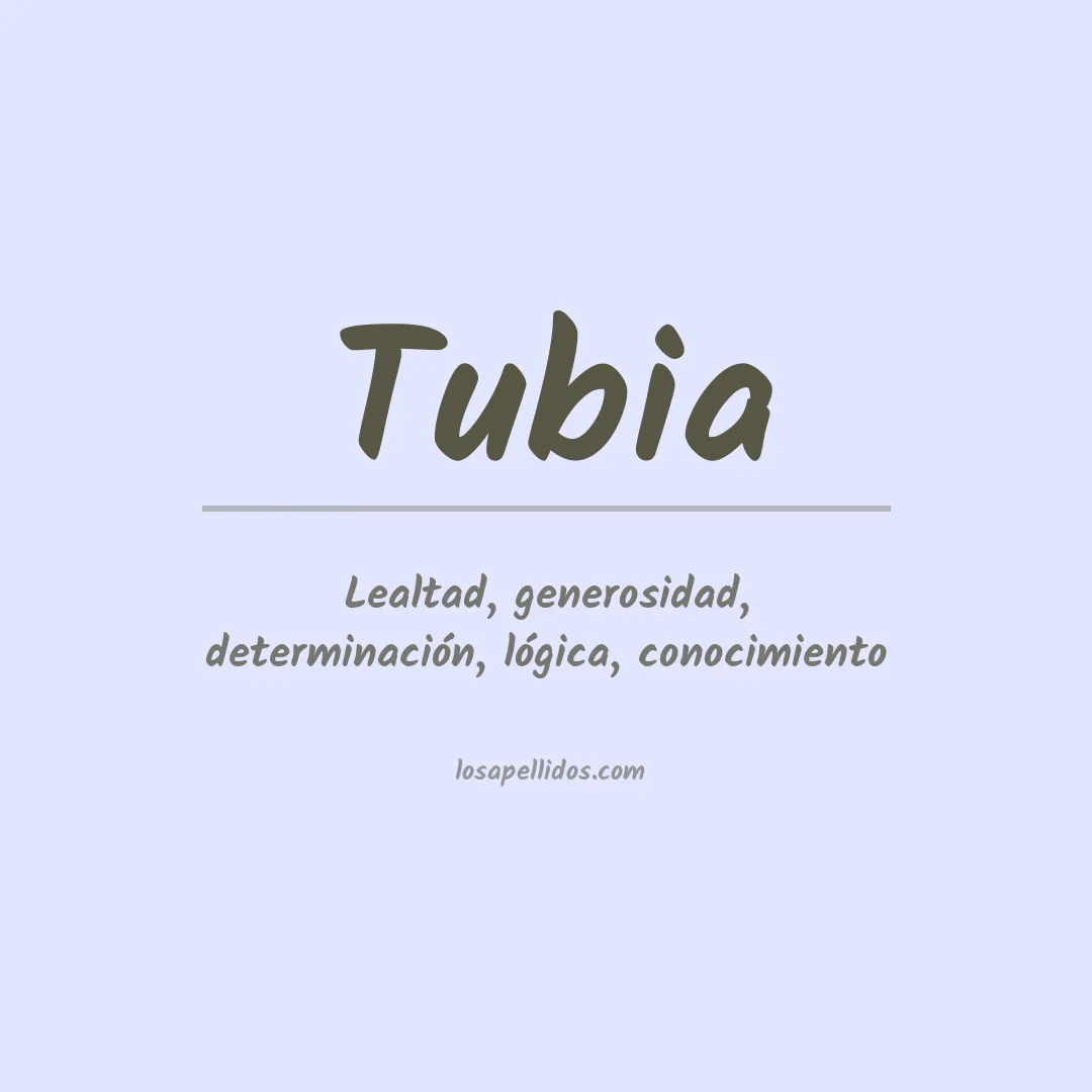 Apellido Tubia