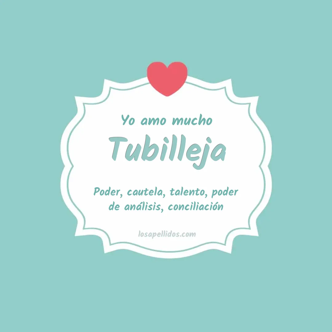 Yo amo mucho Tubilleja