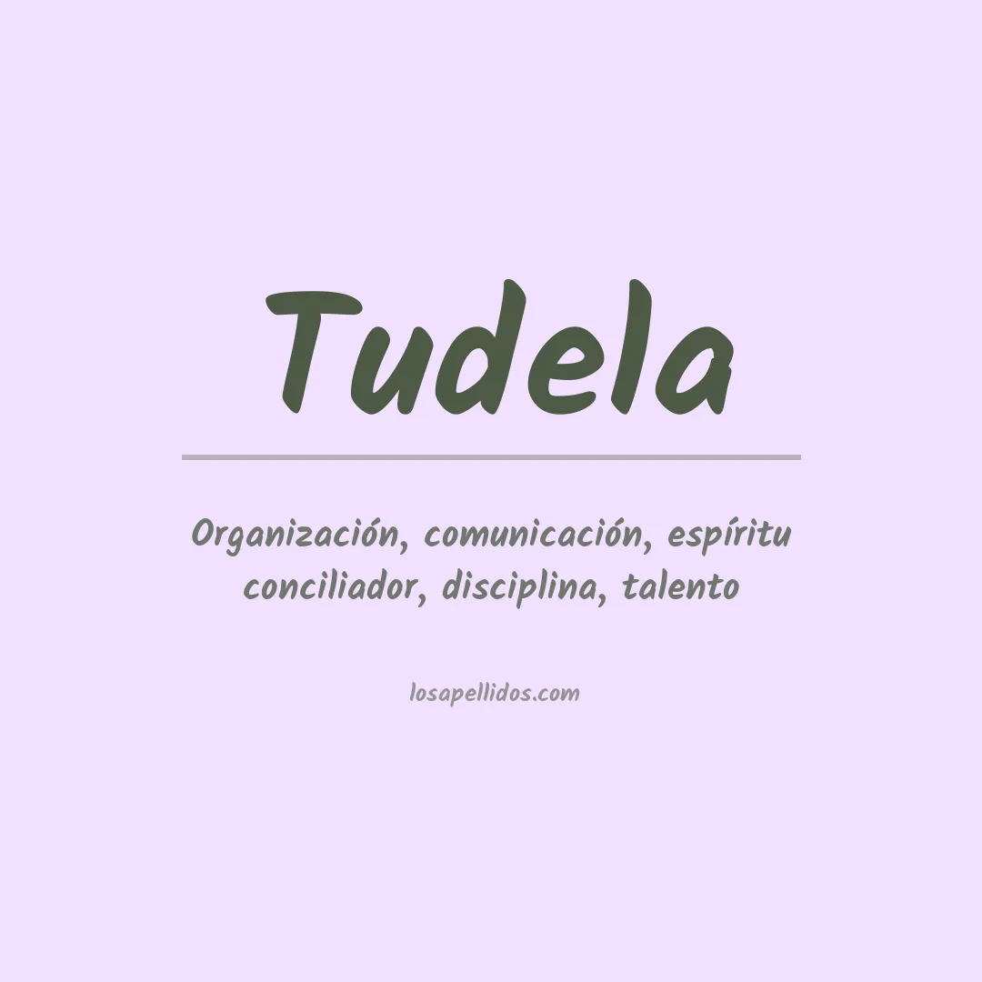 Apellido Tudela