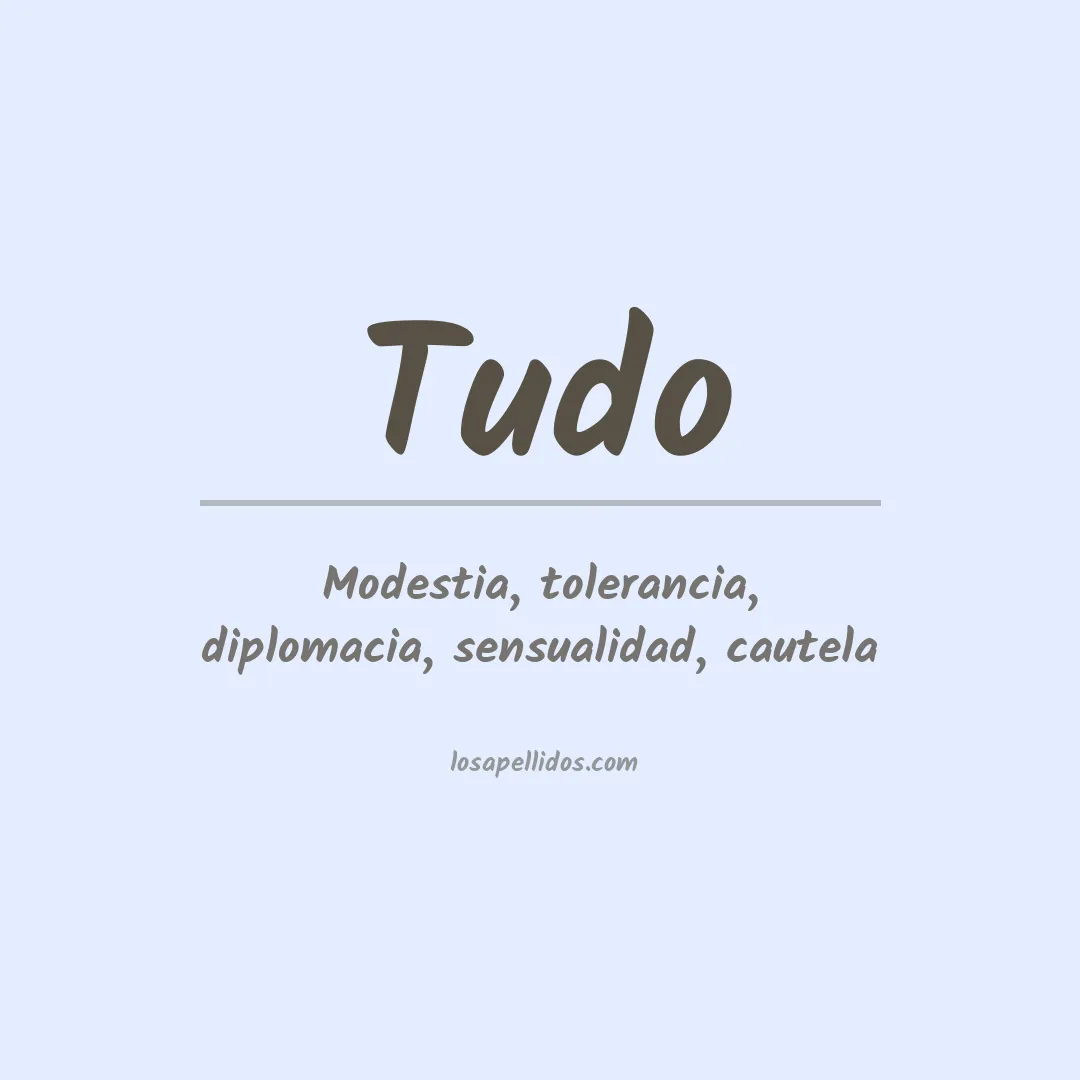 Apellido Tudo