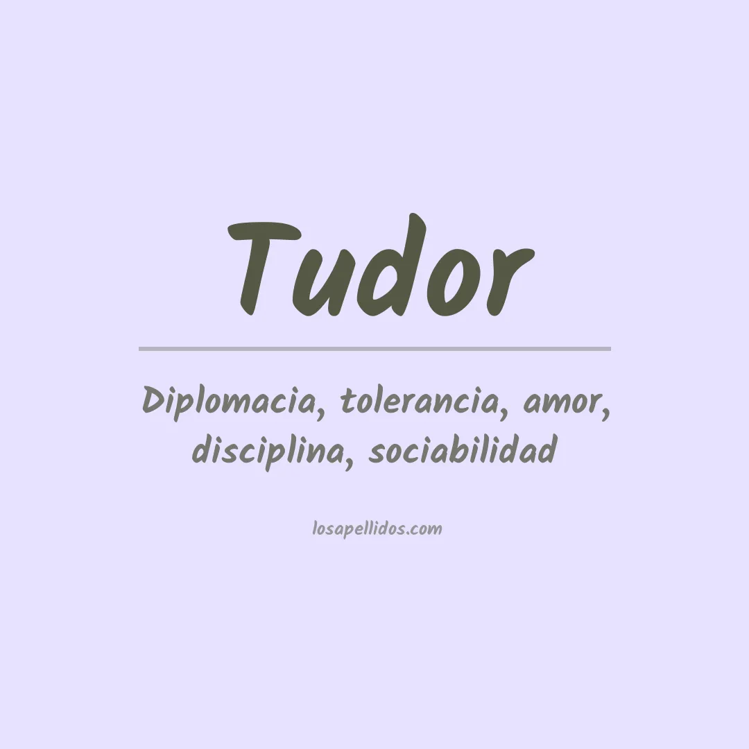 Apellido Tudor