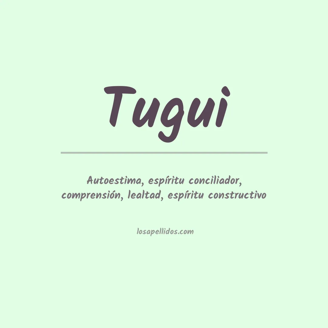 Apellido Tugui