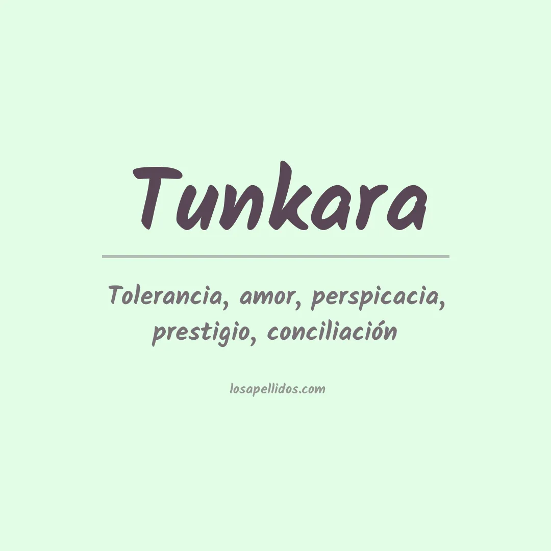 Apellido Tunkara