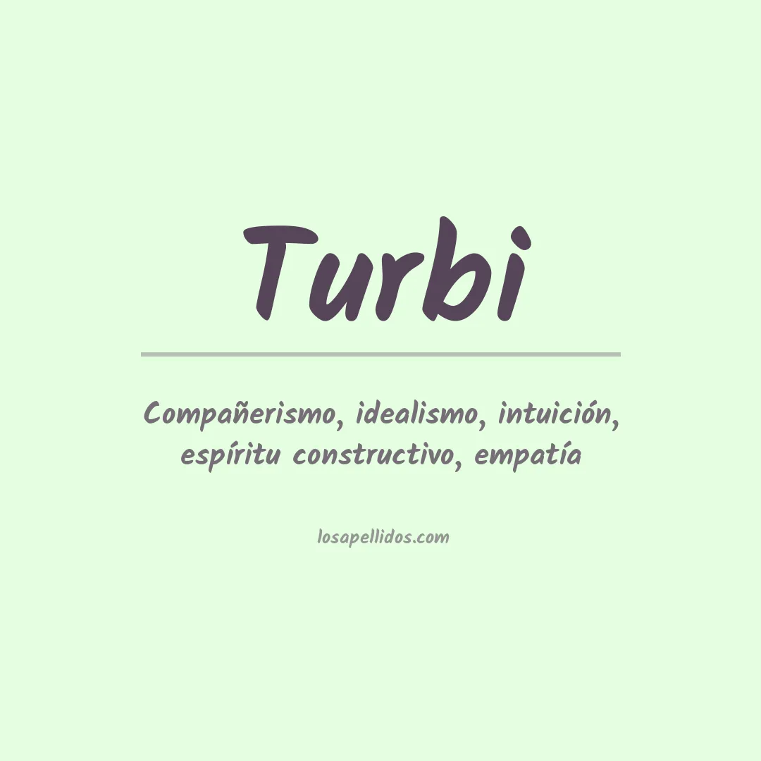 Apellido Turbi