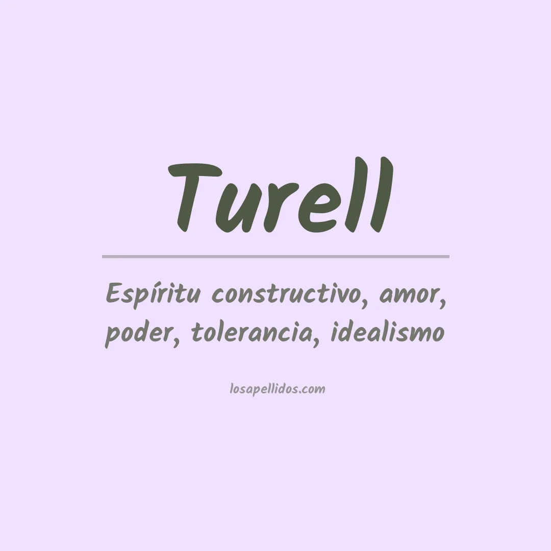 Apellido Turell