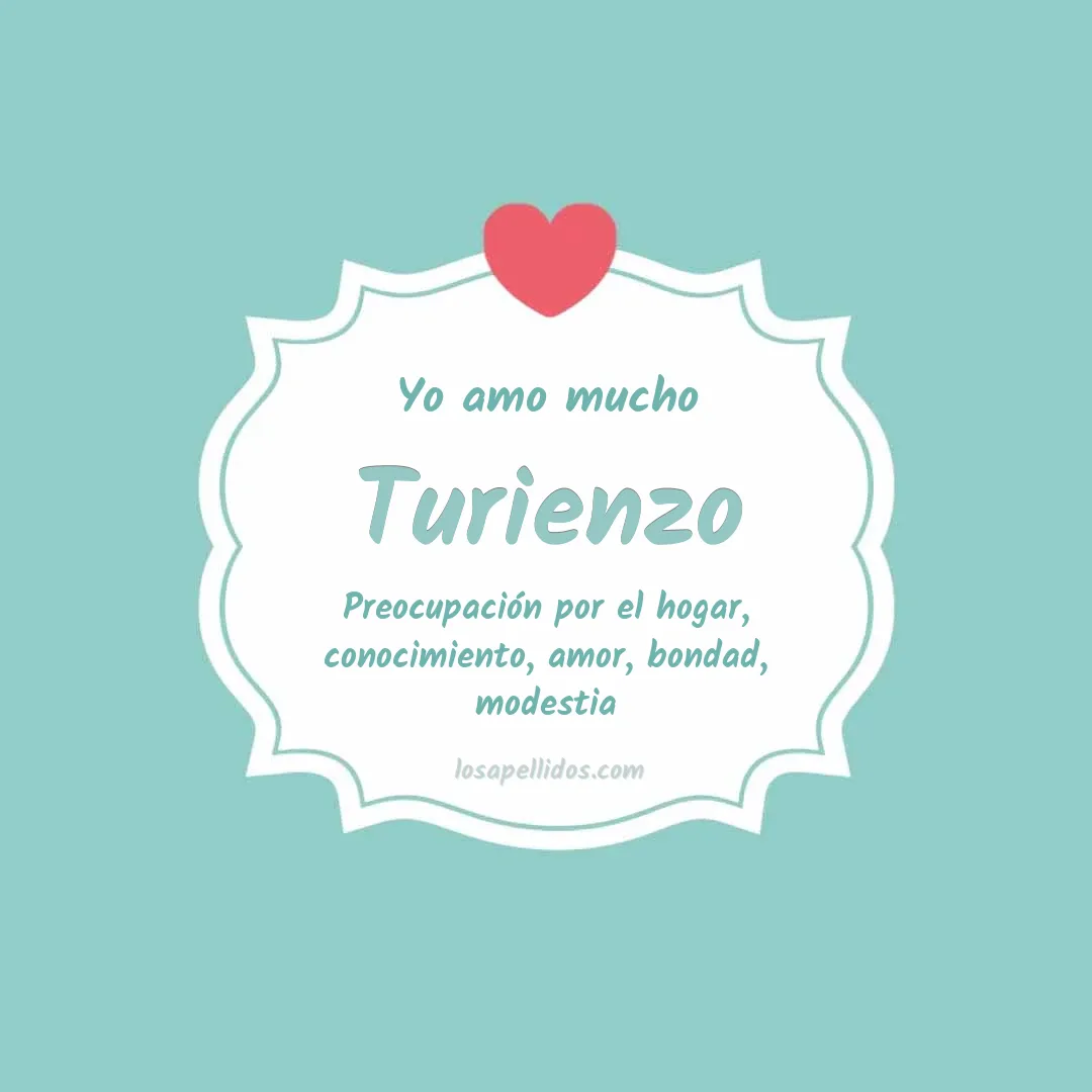 Yo amo mucho Turienzo