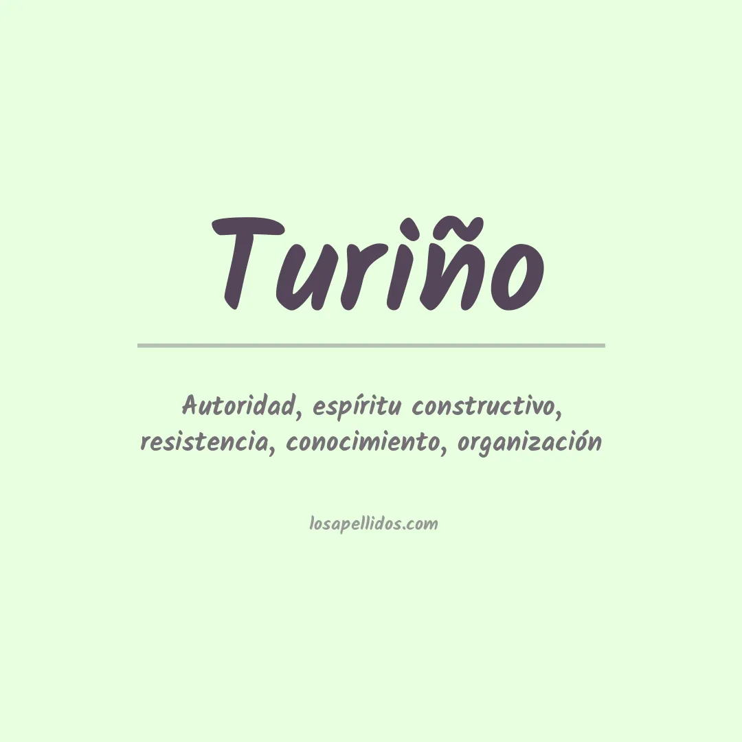 Apellido Turiño