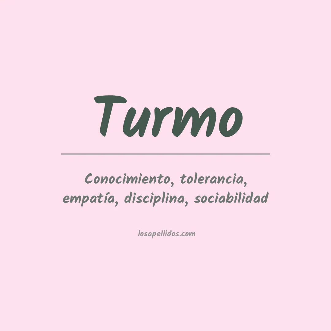 Apellido Turmo