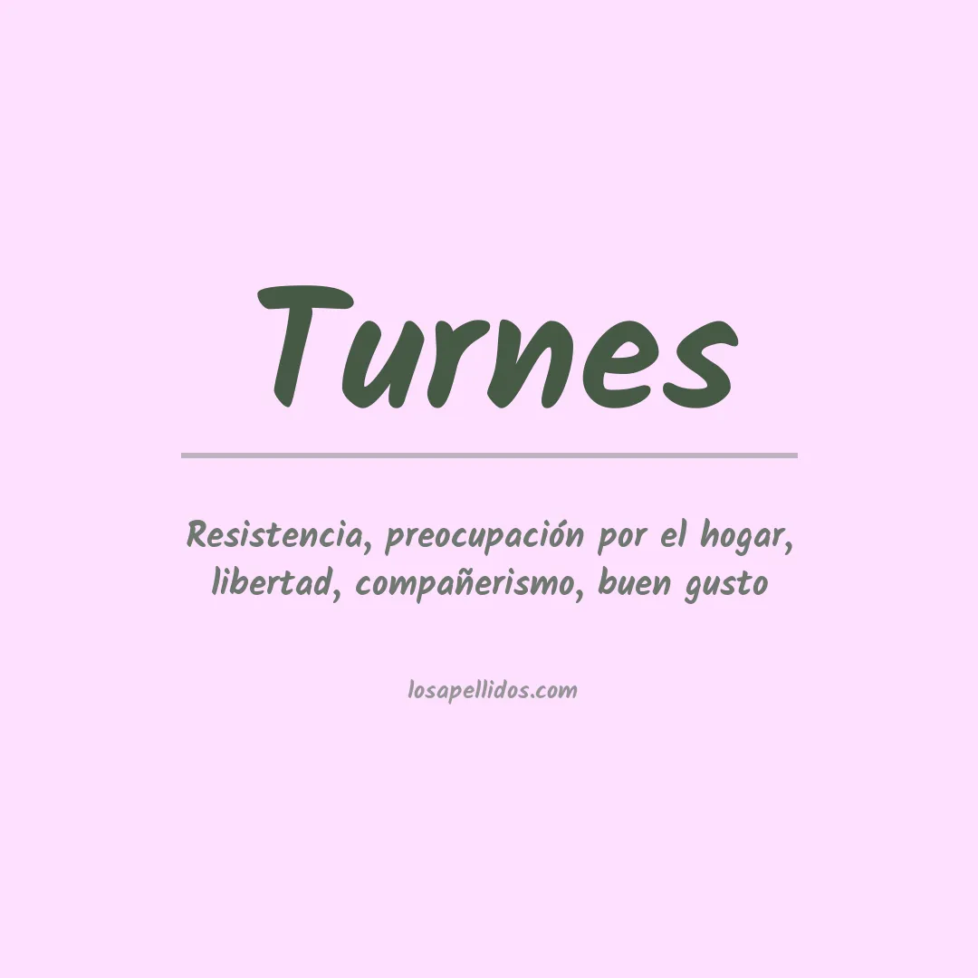 Apellido Turnes