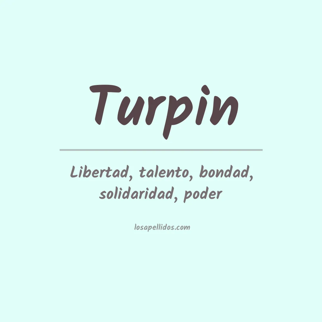 Apellido Turpin