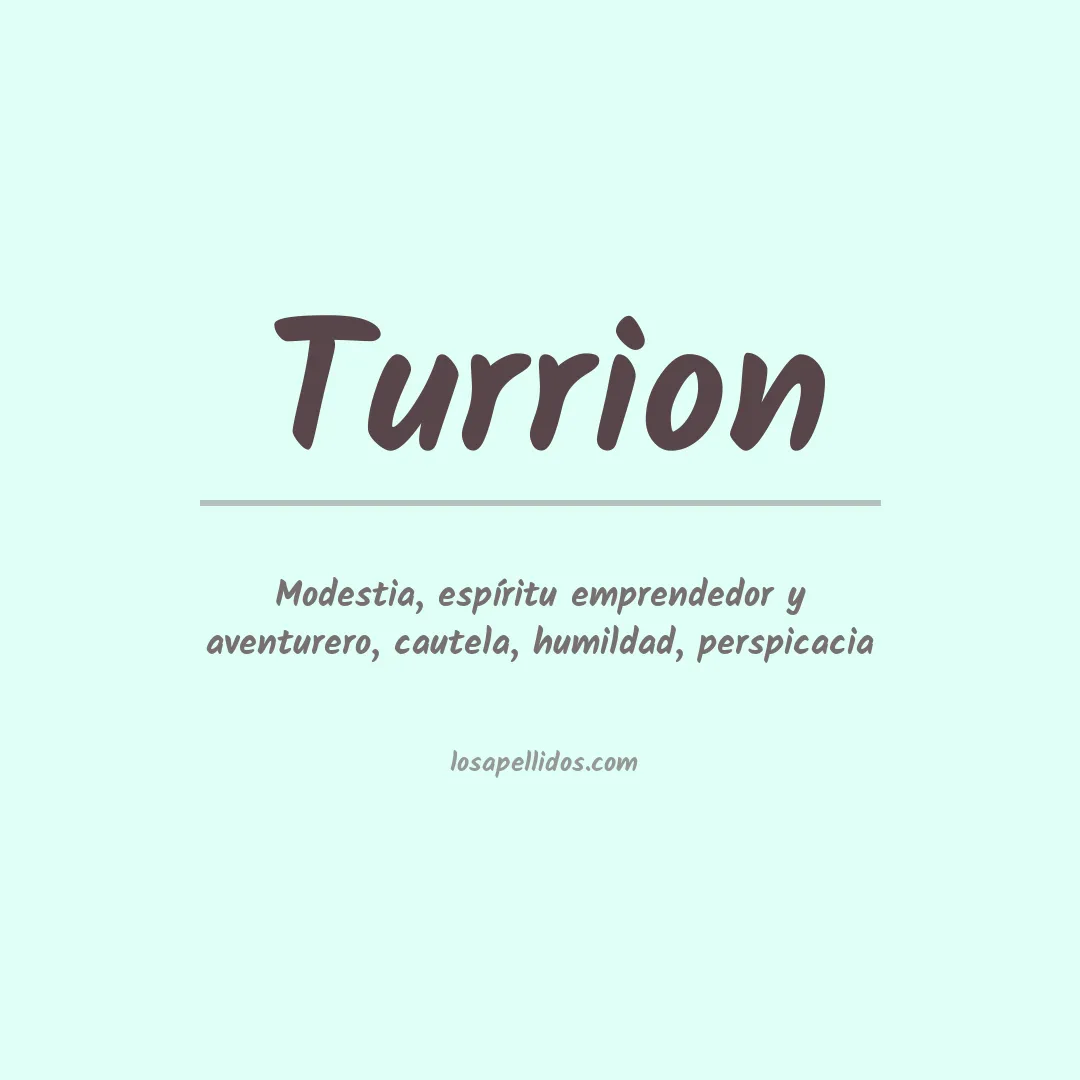 Apellido Turrion