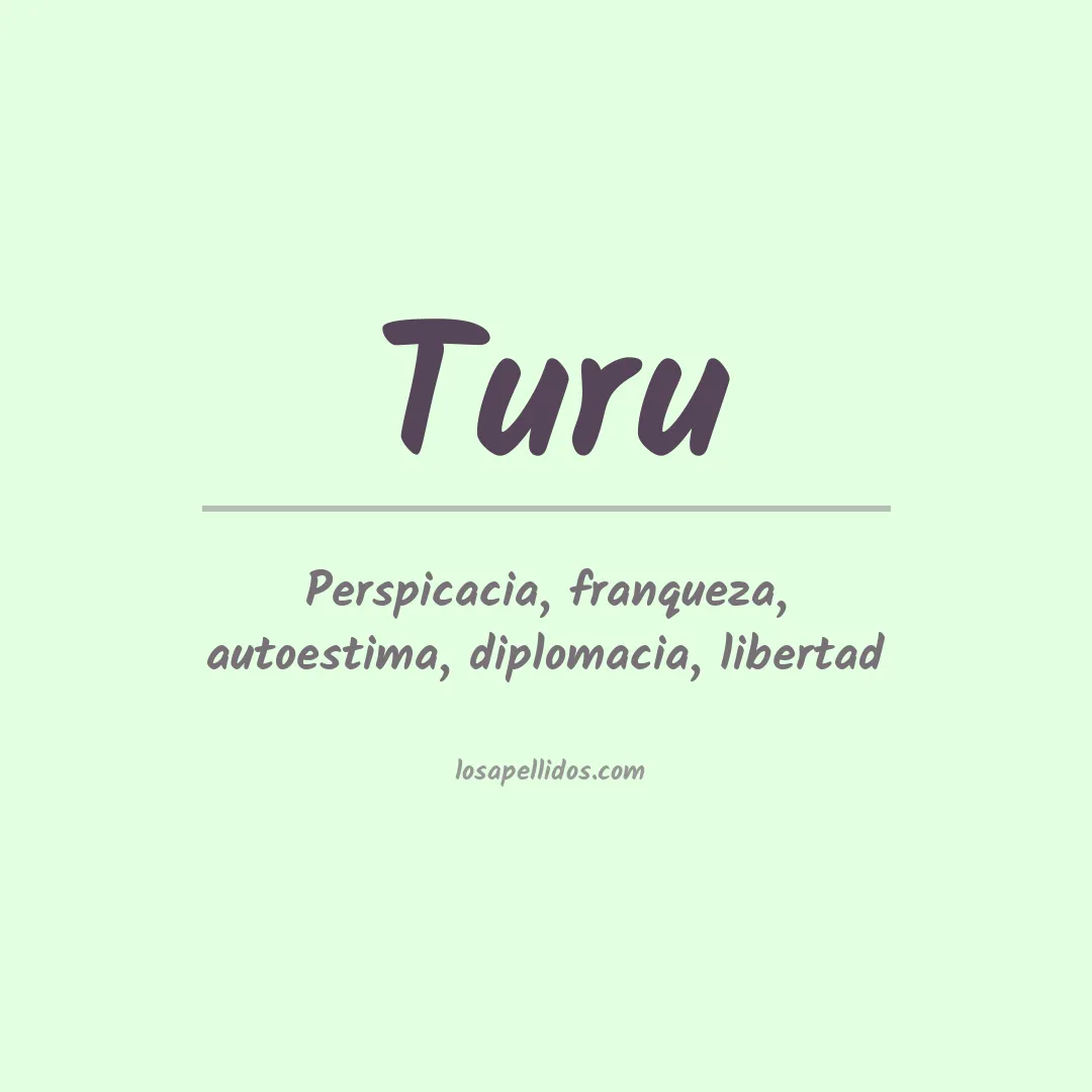 Apellido Turu