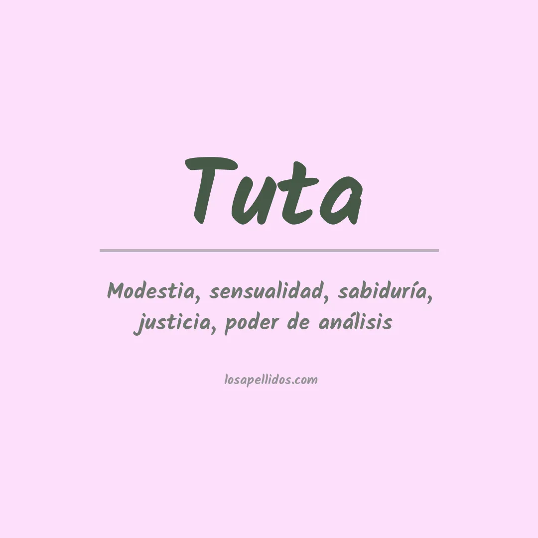 Apellido Tuta