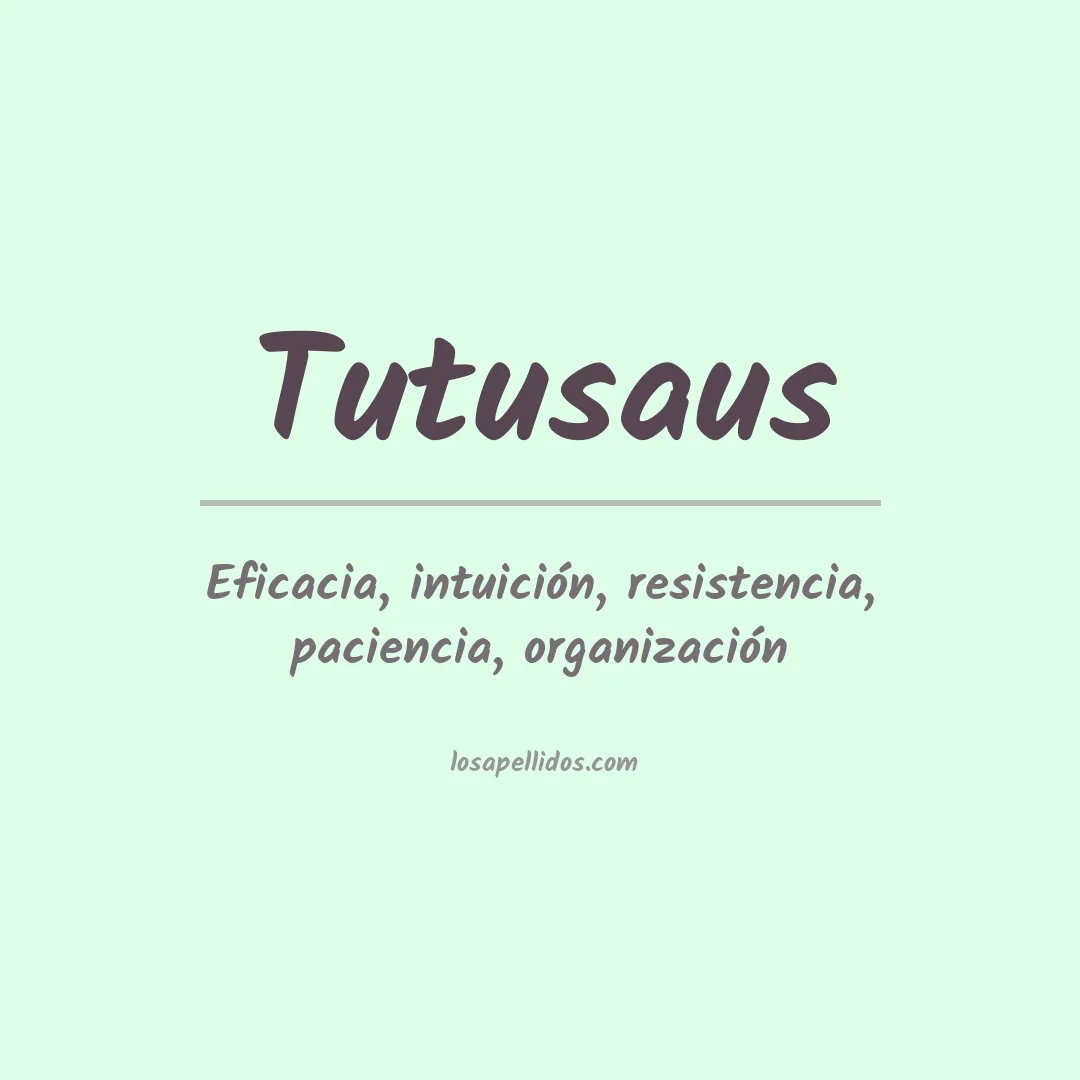 Apellido Tutusaus
