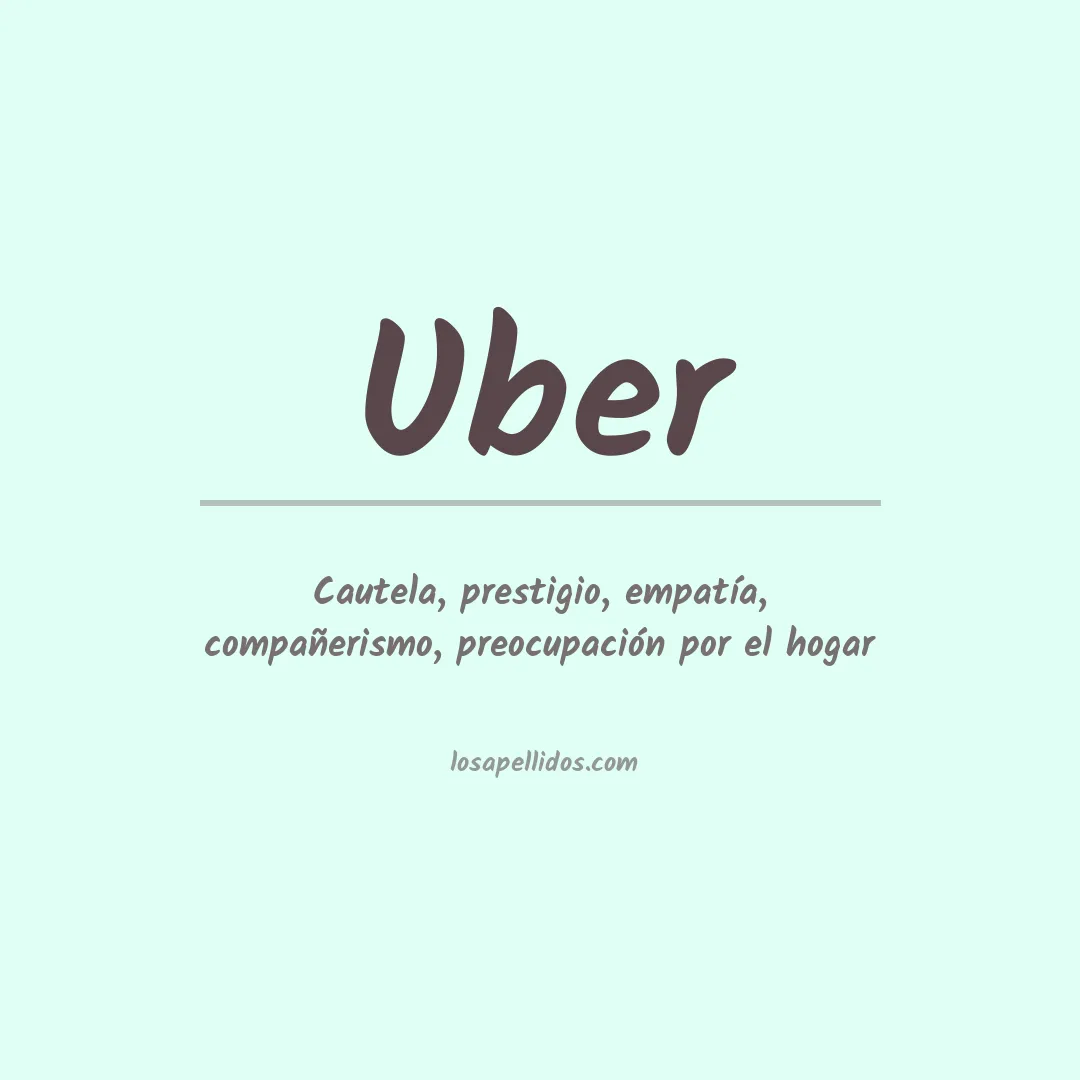 Apellido Uber