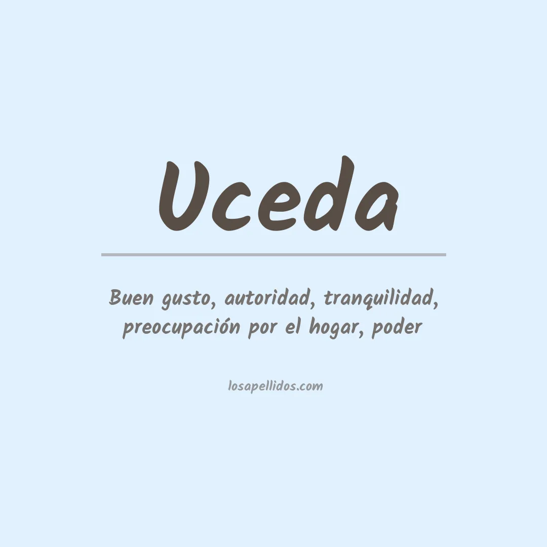 Apellido Uceda