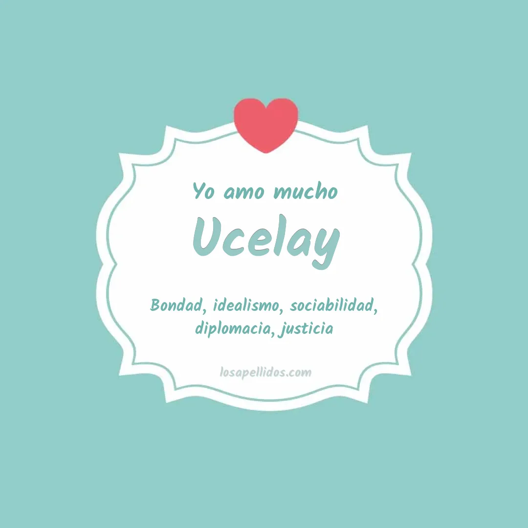 Yo amo mucho Ucelay