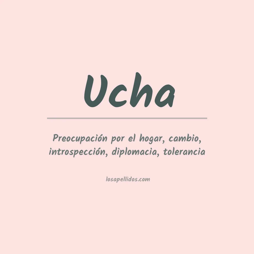 Apellido Ucha