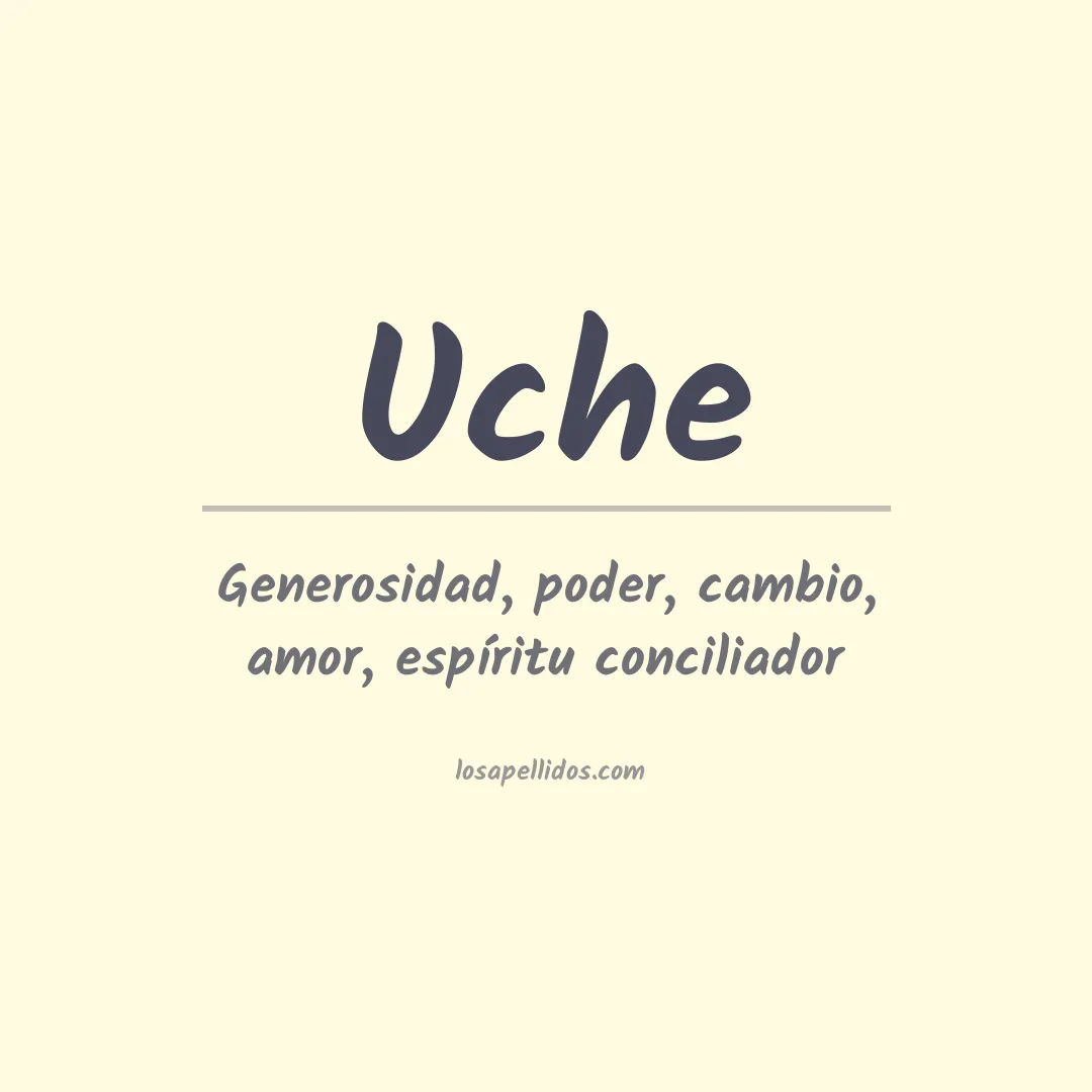 Apellido Uche