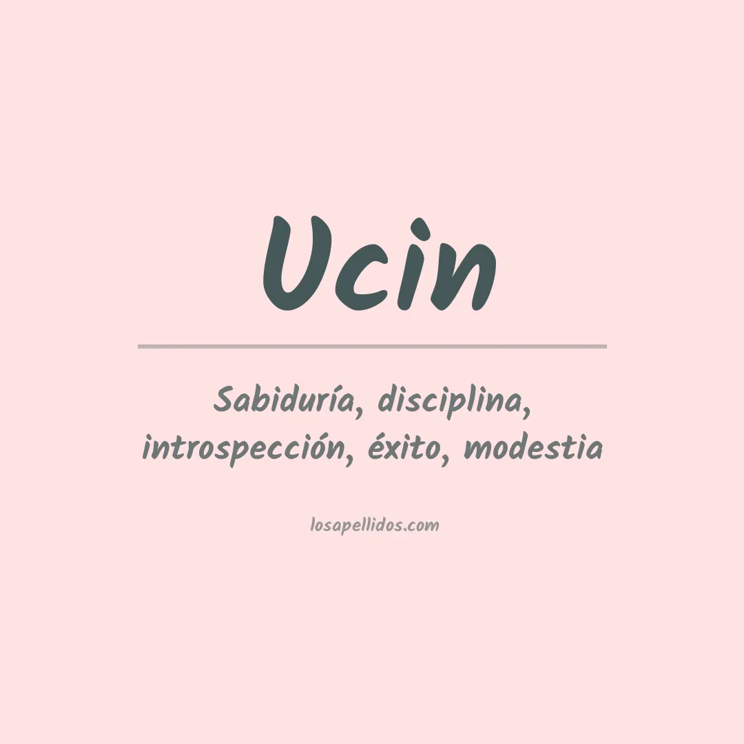 Apellido Ucin