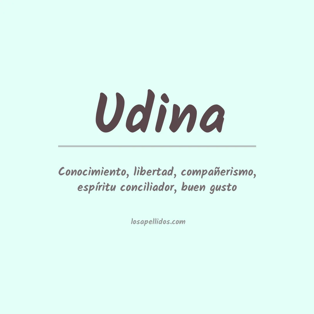 Apellido Udina