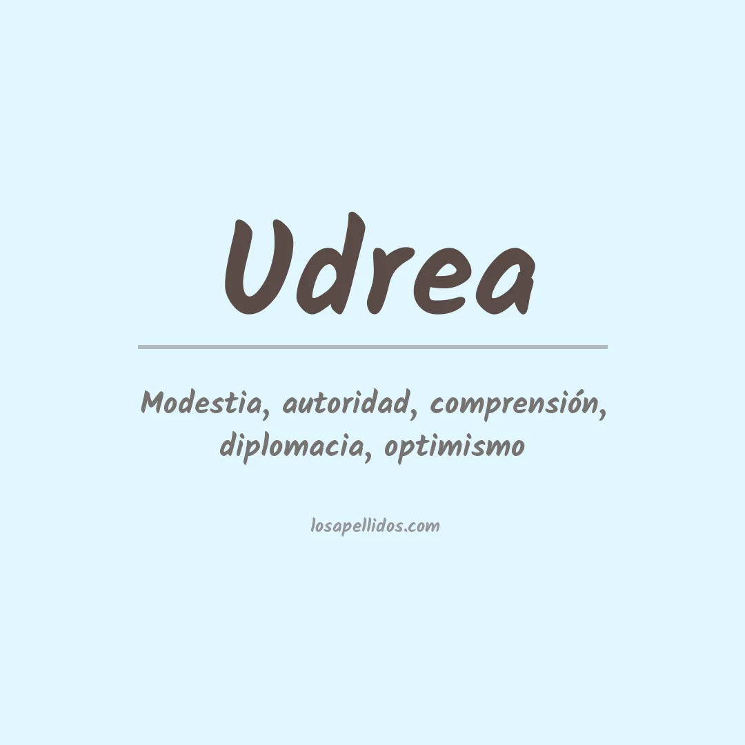 Apellido Udrea