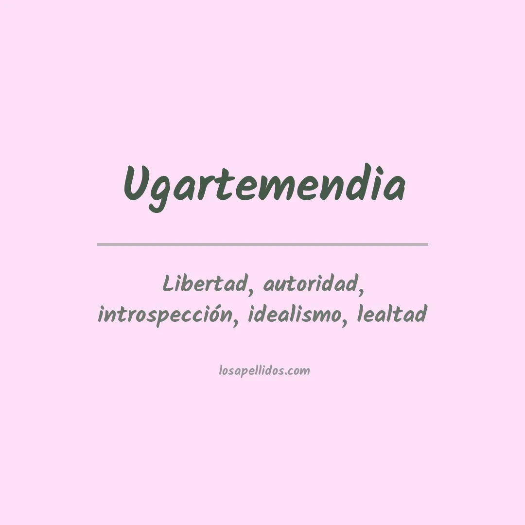 Apellido Ugartemendia