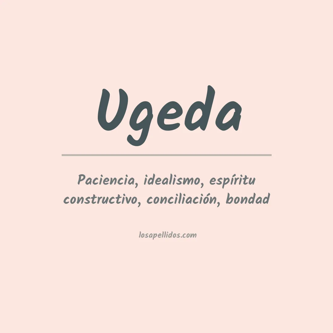 Apellido Ugeda