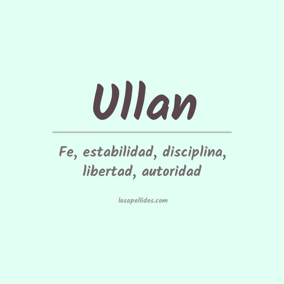 Apellido Ullan