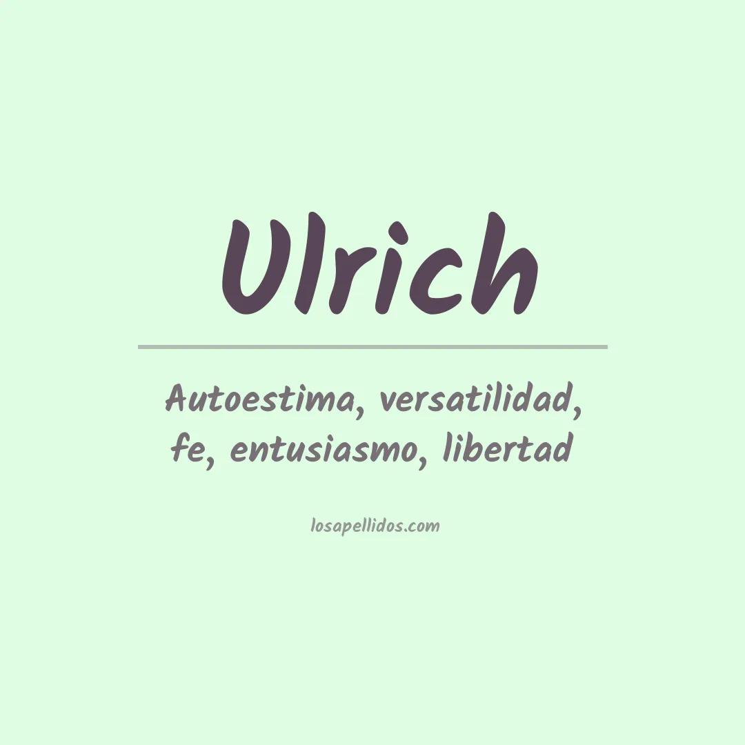 Apellido Ulrich