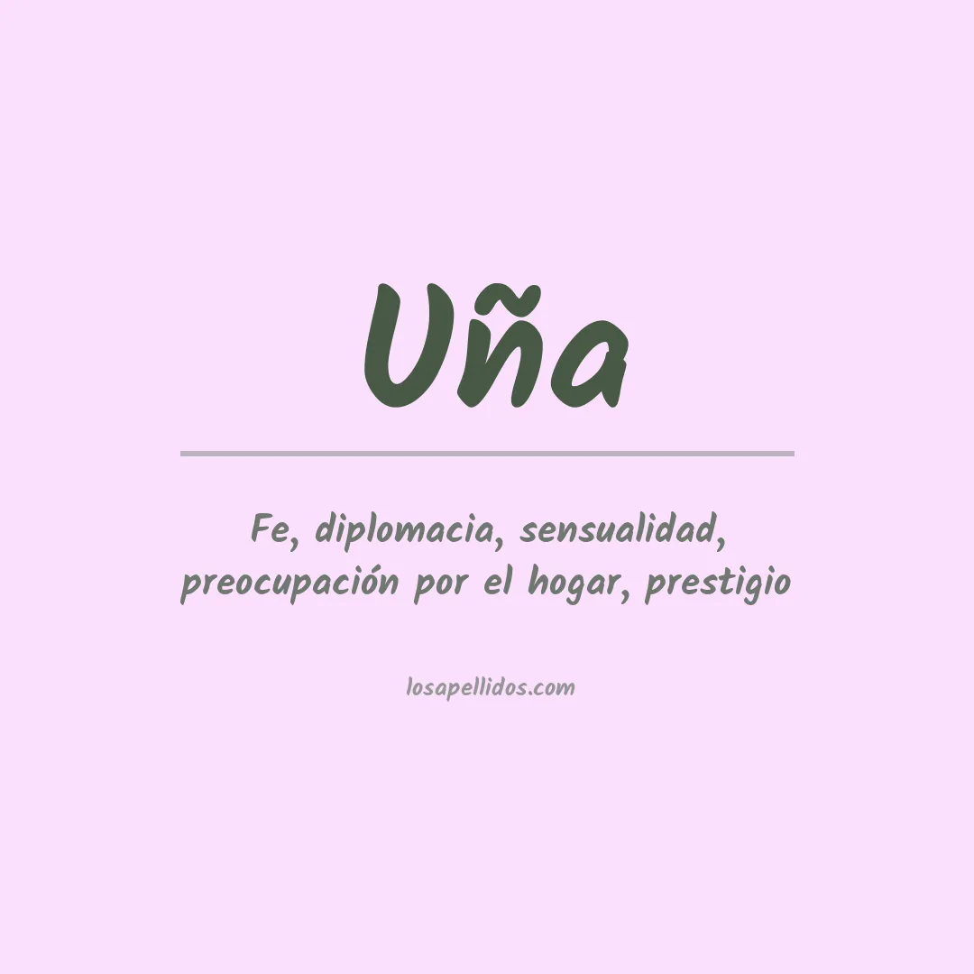 Apellido Uña