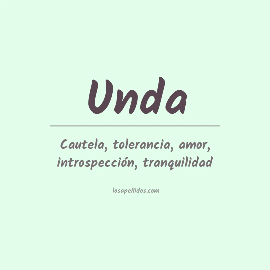 Apellido Unda