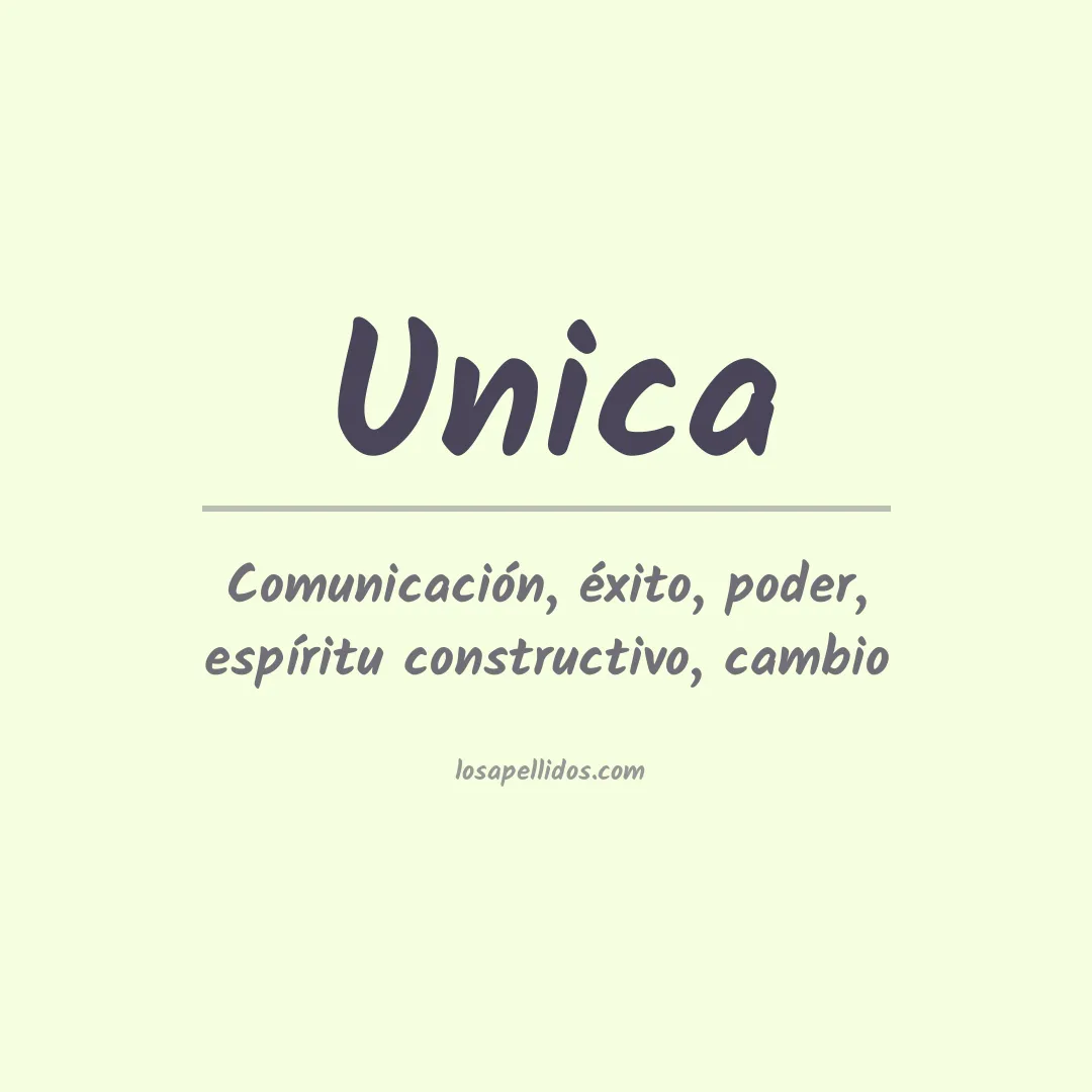Apellido Unica