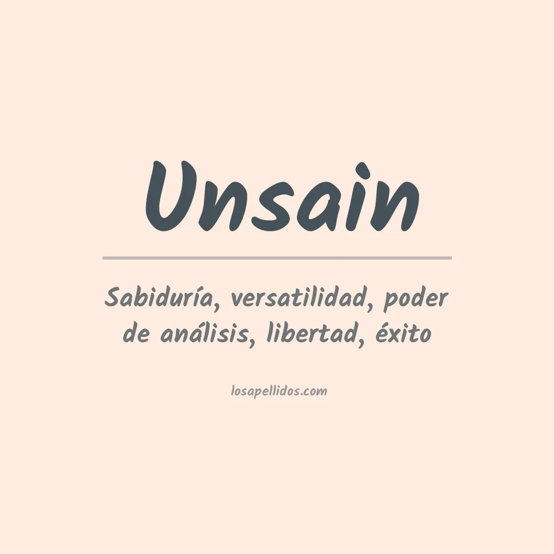 Apellido Unsain