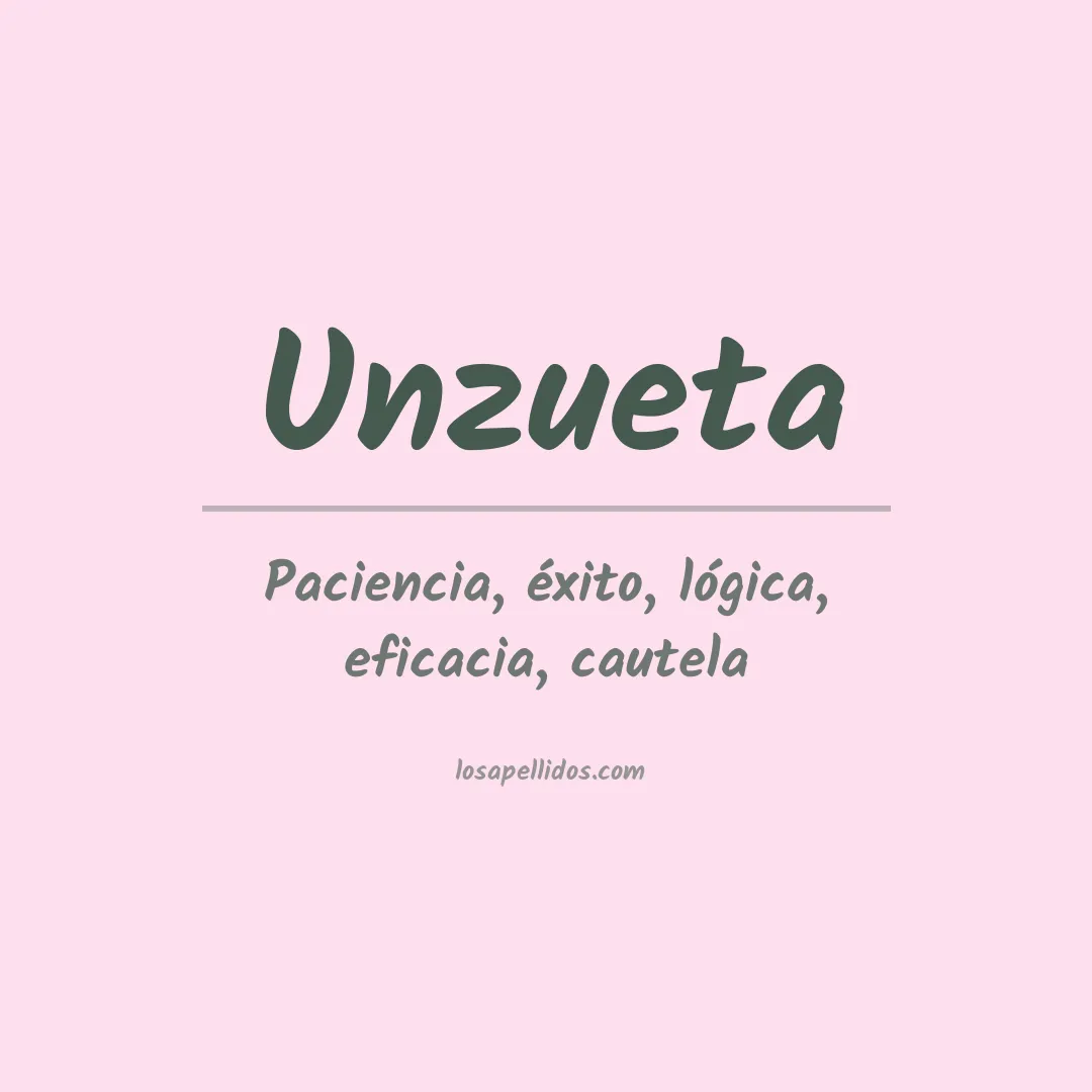 Apellido Unzueta