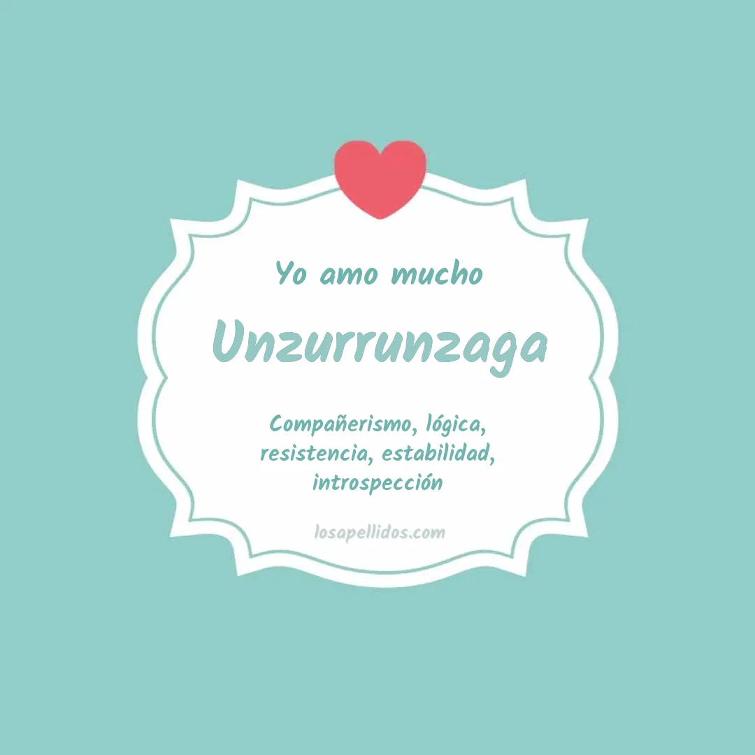 Yo amo mucho Unzurrunzaga