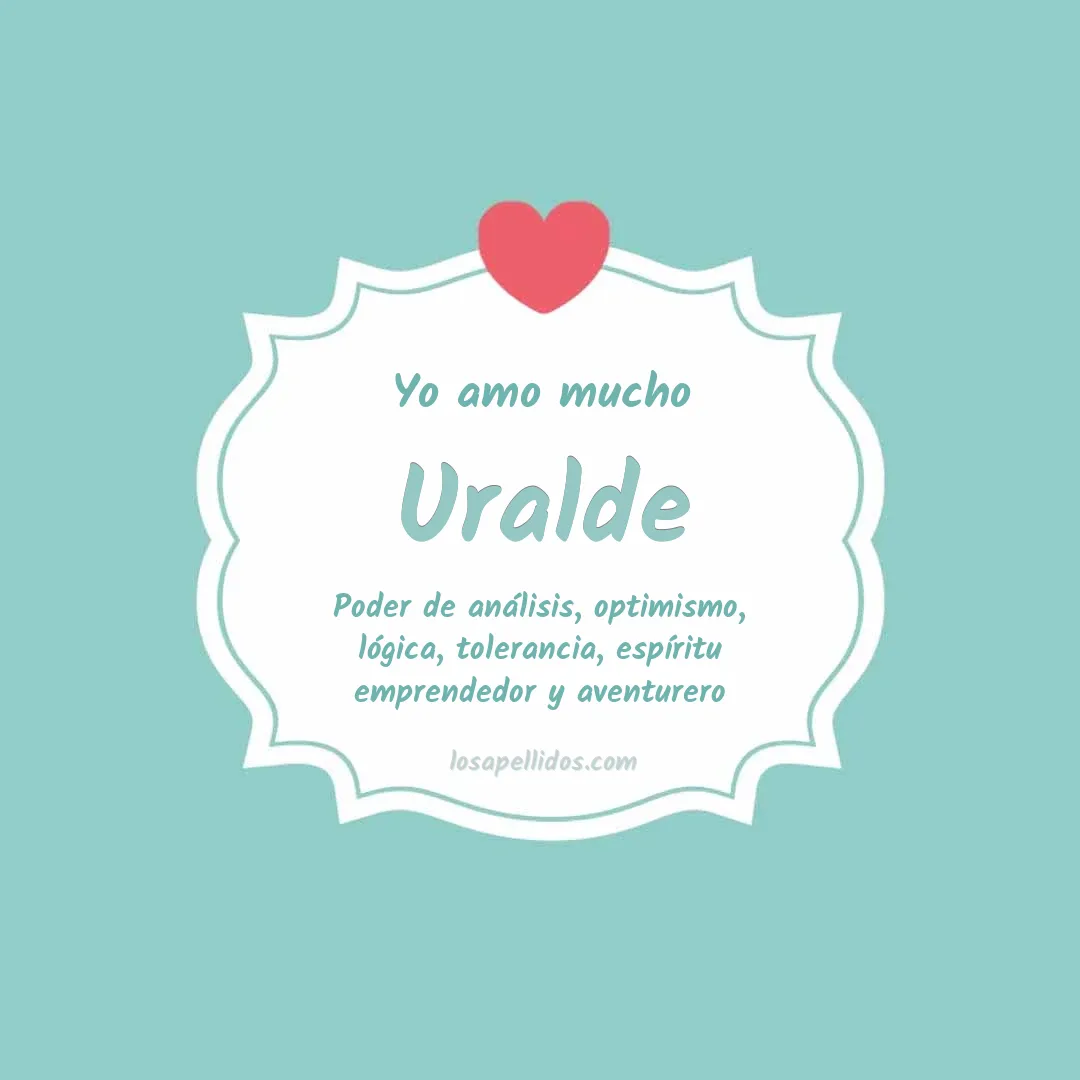 Yo amo mucho Uralde