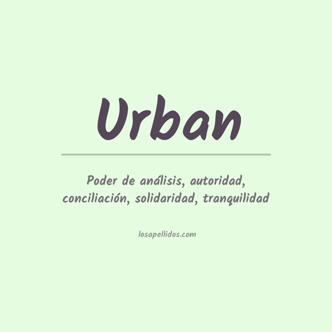 Apellido Urban