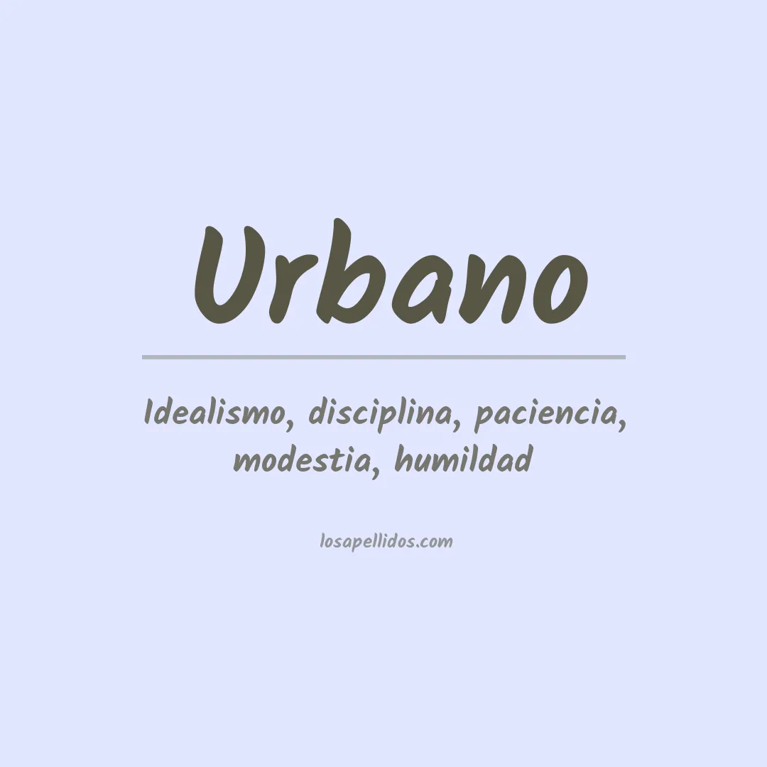 Apellido Urbano