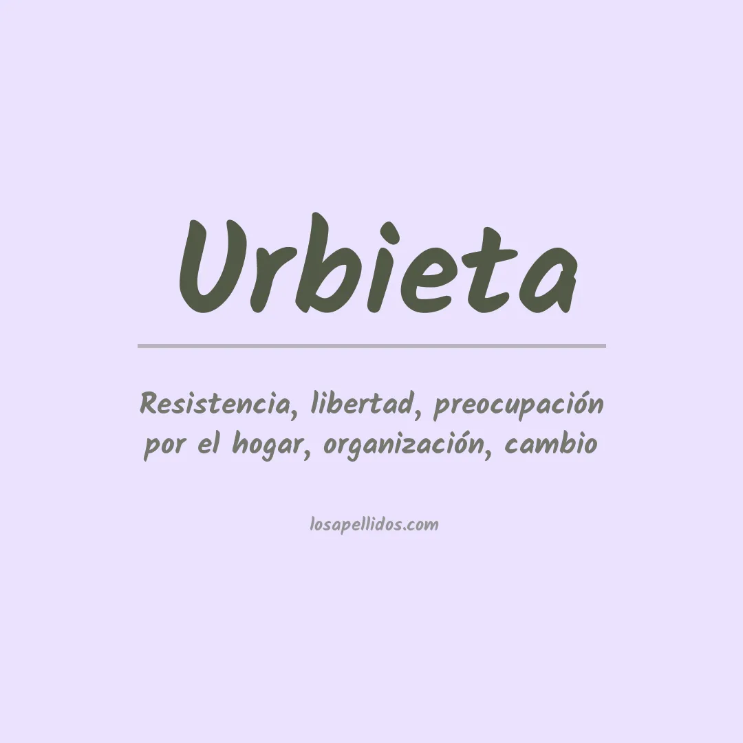 Apellido Urbieta