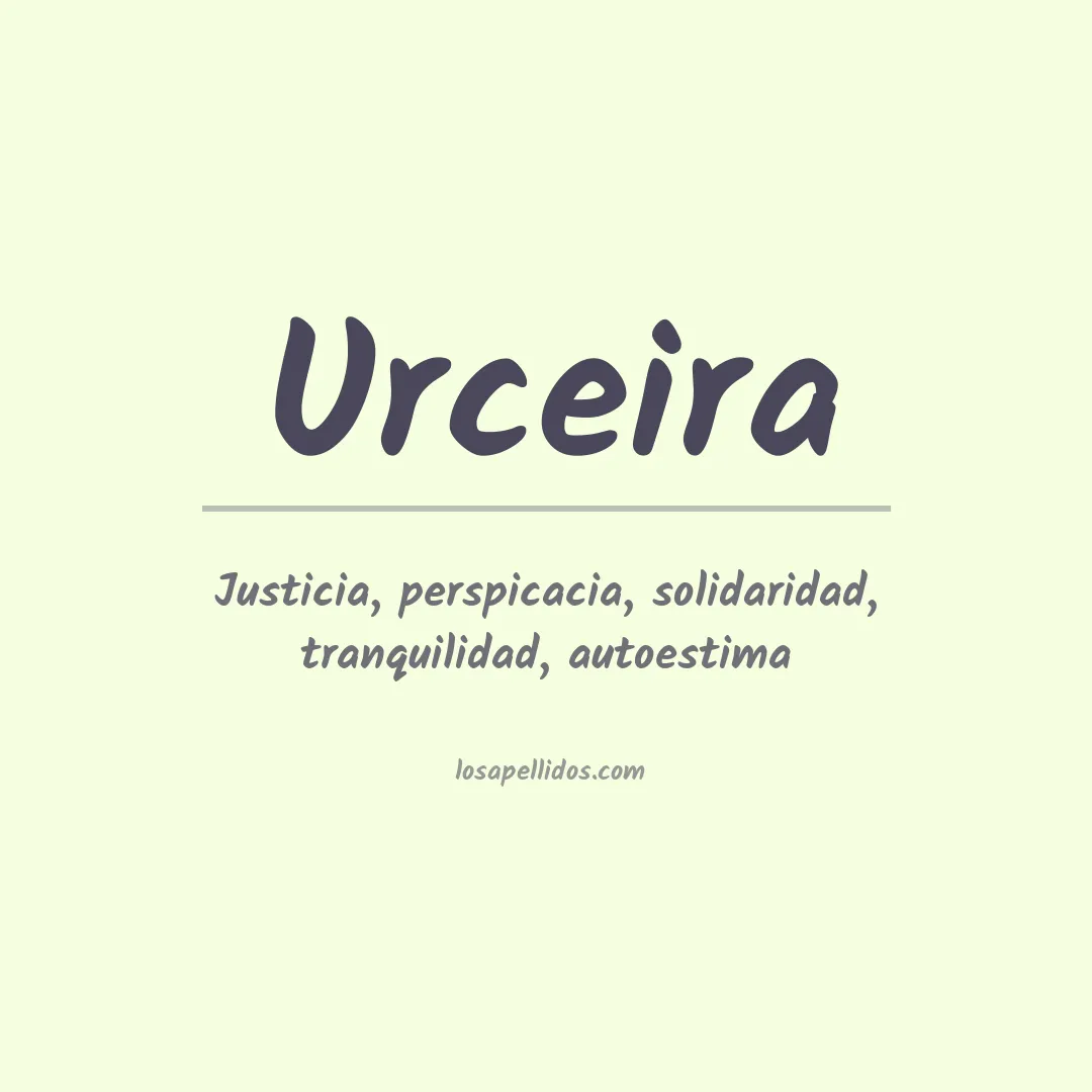 Apellido Urceira