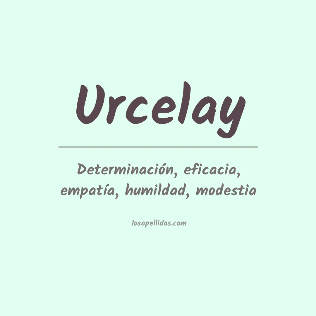 Apellido Urcelay