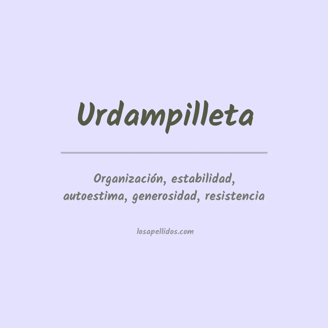 Apellido Urdampilleta