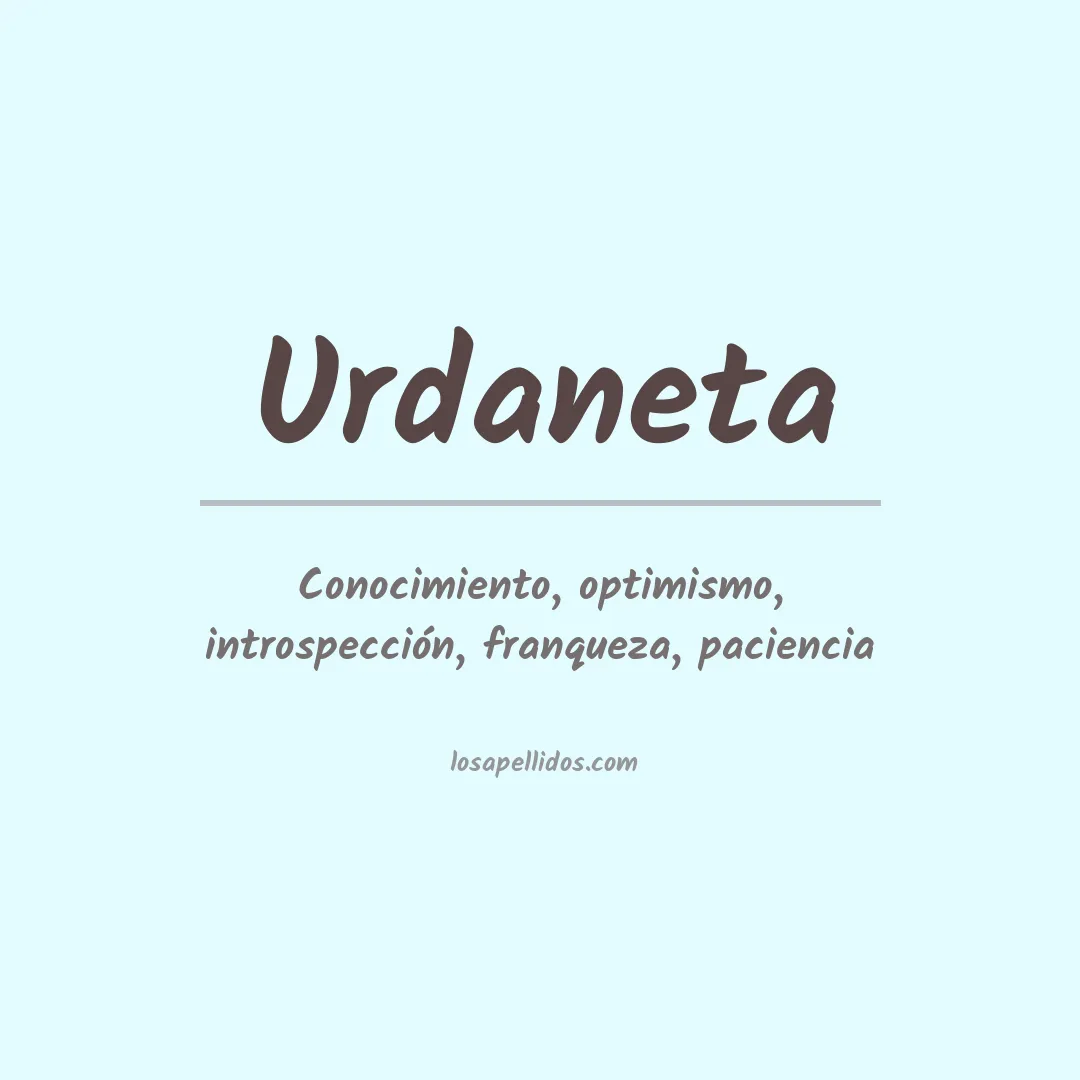 Apellido Urdaneta