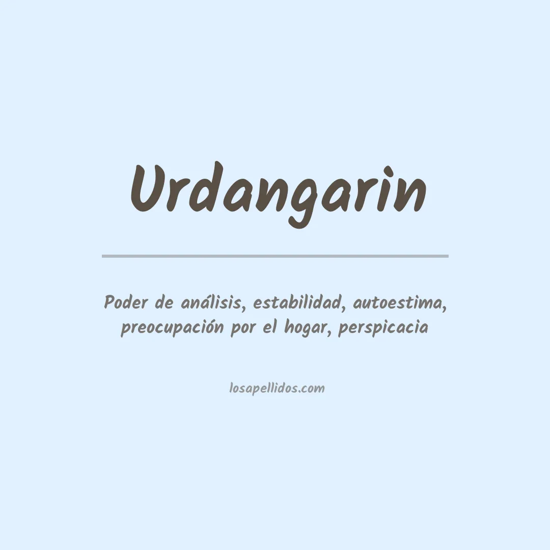 Apellido Urdangarin