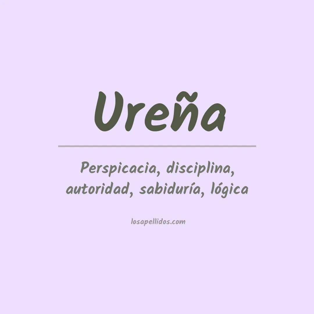 Apellido Ureña
