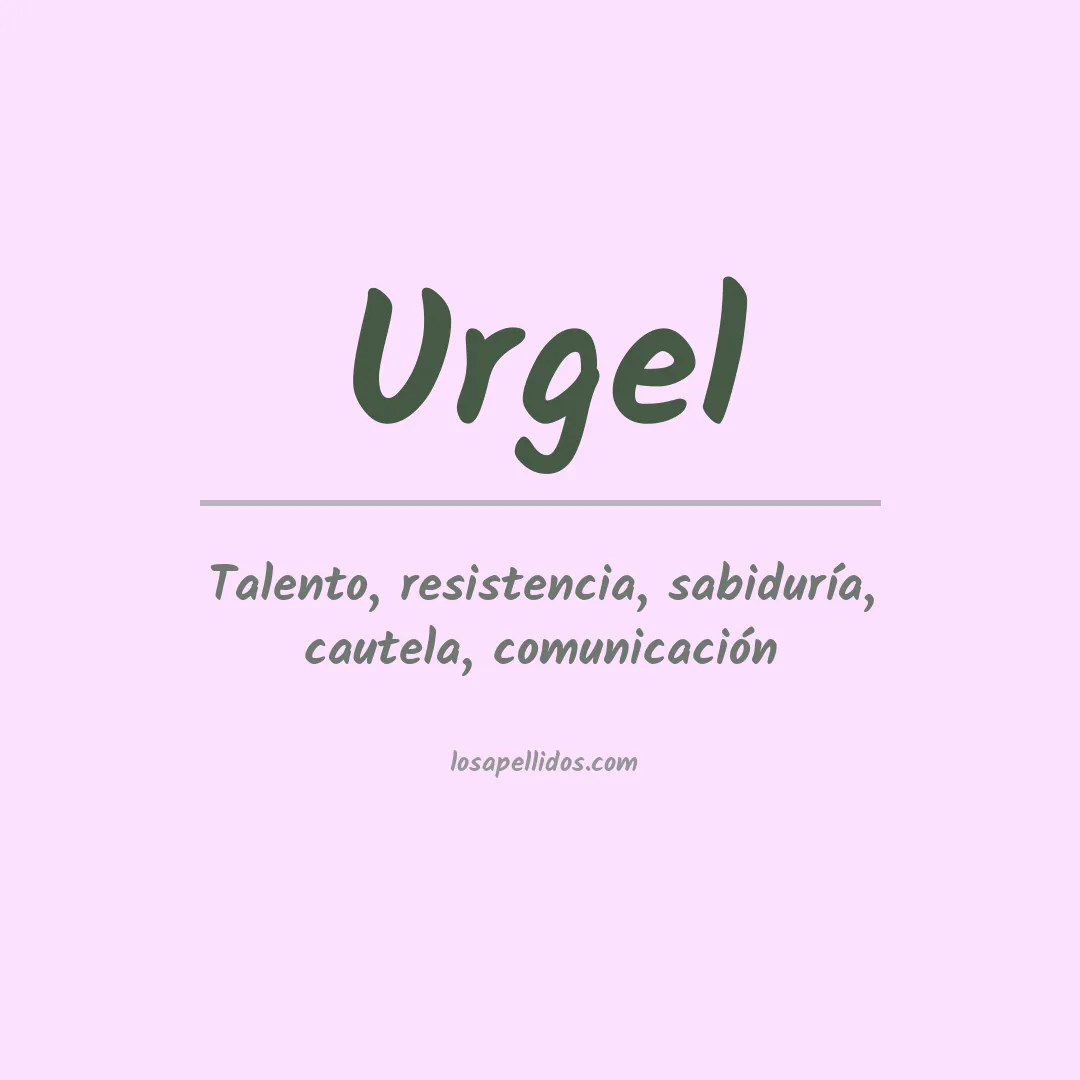 Apellido Urgel
