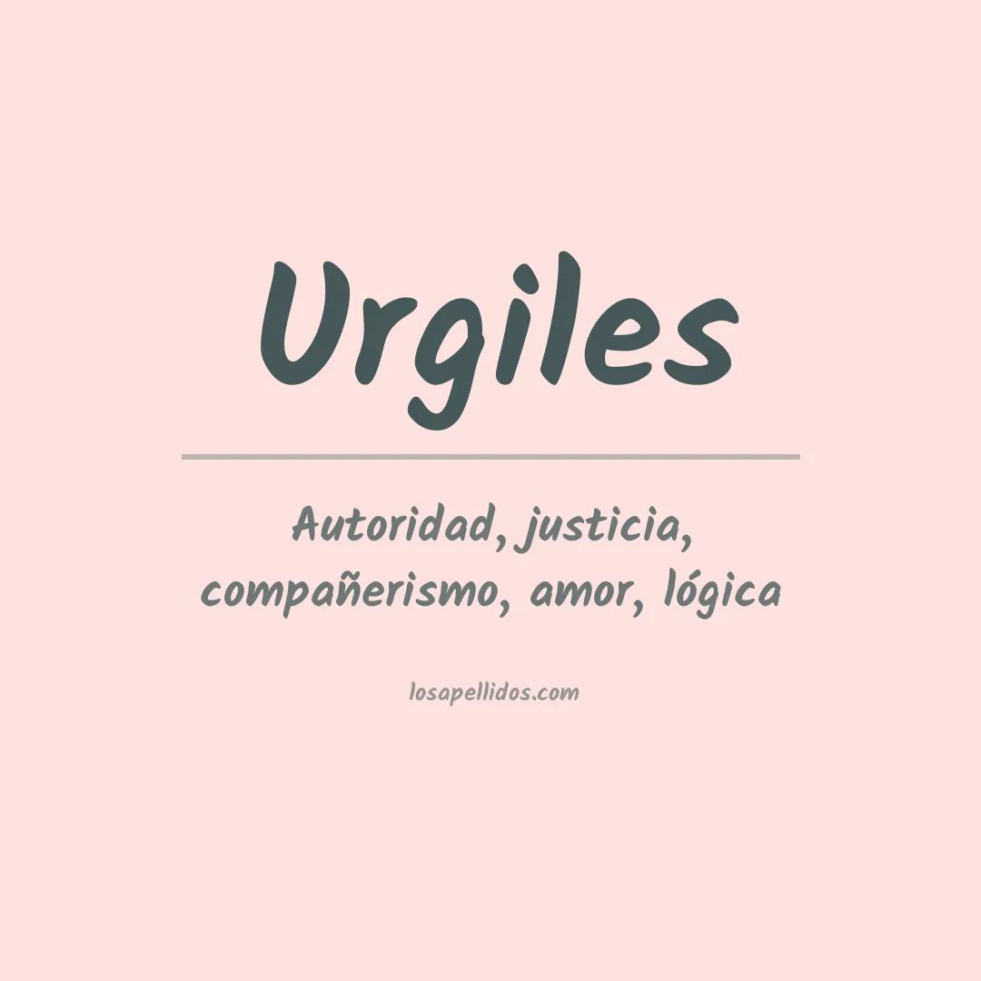 Apellido Urgiles