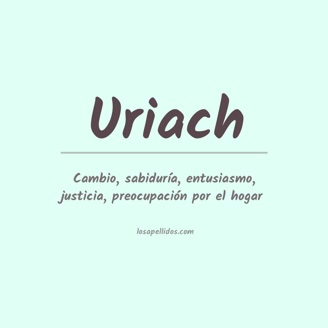 Apellido Uriach